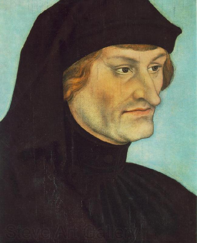 CRANACH, Lucas the Elder Portrait of Johannes Geiler von Kaysersberg fg France oil painting art